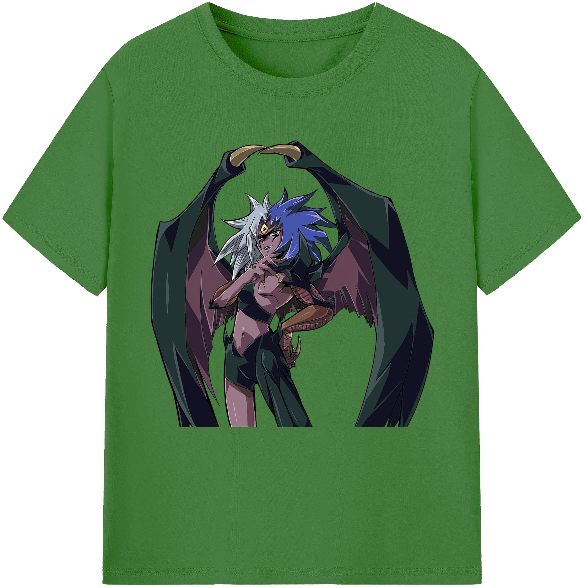 （画像用） 遊☆戯☆王 Yu-Gi-Oh! レディースカジュアルプリントTシャツ（綿100％）